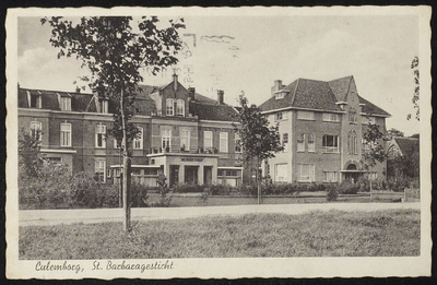 2174 Het RK Barbaragesticht. Een van de twee ziekenhuizen in Culemborg. Het Barbara lag aan de Elisabethdreef. In 1975 ...