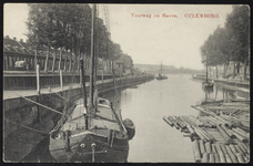 2289 De Haven van Culemborg met links de huizen aan de Veerweg.