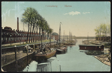 2295 De Haven van Culemborg met links de huizen aan de Veerweg.