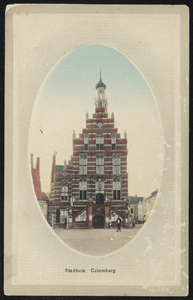 2303 Stadhuis in laatgotische stijl gebouwd in 1539 naar ontwerp van Rombout Keldermans.