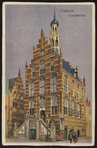 2325 Stadhuis in laatgotische stijl gebouwd in 1539 naar ontwerp van Rombout Keldermans.