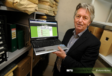 Portretfoto van Erik de Ree werkzaam bij het Groningse De Ree archiefsystemen. Dit bedrijf onderhoudt het programma ...