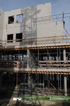314 Fotoreportage van de bouwwerkzaamheden van het nieuwe Archiefgebouw/kantoor SCW Tiel. Het nieuwe pand, met ...