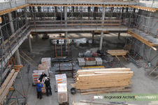 318 Fotoreportage van de bouwwerkzaamheden van het nieuwe Archiefgebouw/kantoor SCW Tiel. Het nieuwe pand, met ...