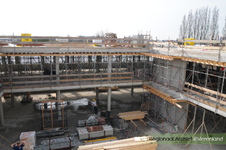 326 Fotoreportage van de bouwwerkzaamheden van het nieuwe Archiefgebouw/kantoor SCW Tiel. Het nieuwe pand, met ...
