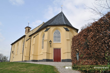 De Catharinakerk in Asch. Foto gebruikt voor het lespakket Water/Land. Hierin wordt aandacht besteed aan de manier ...
