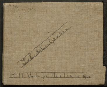 125 Schetsboekje v. M.H.V. - M.H.V. Verbrugh, Heelsum 1900, 1911