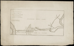 50 Een kaart van de Zuilichemse Binnenpolder en de Buiten Meidijksche polder bij Zuilichem, met de dijkdoorbraak. Het ...