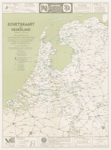 62 Een overzichtskaart van Nederland met daarop de plaatsen die in drie gevarenklassen zijn ingedeeld bij ...