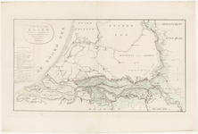 63 Een overzichtskaart van het Rivierengebied met de de Waal, de Rijn, de Maas, de IJssel, de Merwede en de Lek. De ...