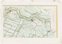 70 Een overzichtskaart van het gebied dat wordt begrensd door de Lek en de Linge en loopt van Vianen tot Ravenwaaij. ...