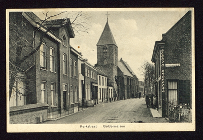 491 Kerkstraat Het pand links was aanvankelijk van graanhandelaar D.J. van de Water, die het in 1916 verkocht aan de ...