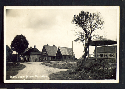 2611 Lingedijk - muziektent - Hoek Lingedijk/Middelweg. De muziektent van O.Z.O.D. in WOII gesloopt door Duitse ...