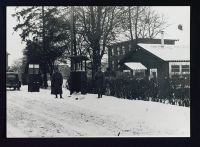 2724 Rijksstraatweg, huisnummer 1 Een militaire barak tijdens de mobilisatie 1939/1940