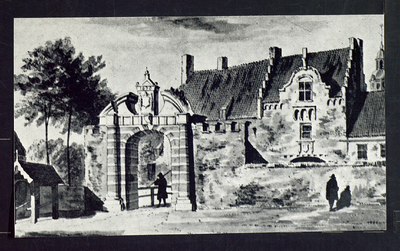 2883 Buren - Culemborgse- of Huizenpoort in 1728