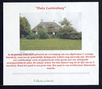 2985 Deil - Huis Luchtenburg Op 21 maart 2003 brandde dit landhuis volledig af. Slechts het bijgebouw, links op de ...