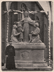 111 Heilig Hartbeeld bij zilveren priesterfeest pastoor M.B. Maassen
