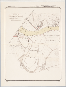 C100009 De Maasdijken in Gelderland en Noordbraband en de werken tot verbetering der daarlangs gelegen rivier, [1874]