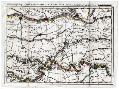 21 Carte particuliere des Environs de Buren, Bommel et Ravesteyn