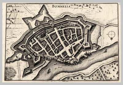 23 Plattegrond van Zaltbommel, [1600]