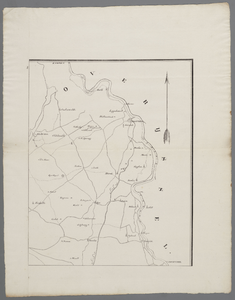 C100084 KAART der Koninklijke en Groote Wegen of Heerbanen als-mede Gemeente of Correspondentiewegen in de Hoofdschout ...