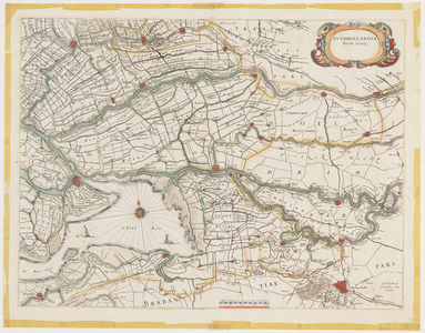 C100128 Zuydhollandia stricte sumta [Kaart van Zuid-Holland], [1635]