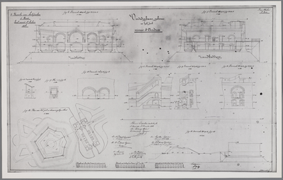  VERDEDIGBAAR GEBOUW IN HET FORT NIEUW St. ANDRIES, [1856]