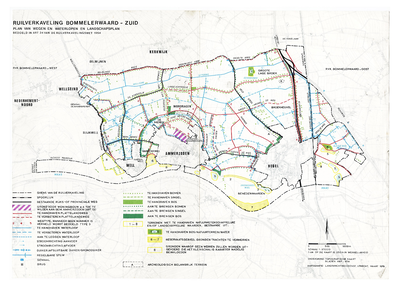 99 RUILVERKAVELING BOMMELERWAARD - ZUID : Plan van wegen en waterlopen en landschapsplan, [mrt-79]