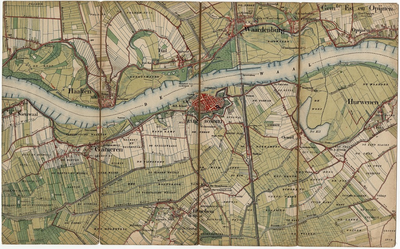 129 Chromotopografische Kaart des Rijks, sectie 550: Zaltbommel, [1900-1910]