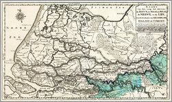 B69 KAART van den Loop der Rivieren de RHYN, de MAAS, de WAAL, de MERWE, en de LEK, door de Provincien van GELDERLAND, ...