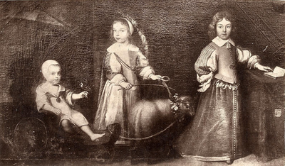 4-1399 Schildering van drie onbekende kinderen, ca.1657-1662.