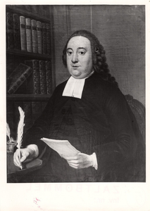22-9239 Portret geschilderd door A. Schouman van Willem Lodewijk Pielat 1720-1766), predikant te Zaltbommel 1743-1747