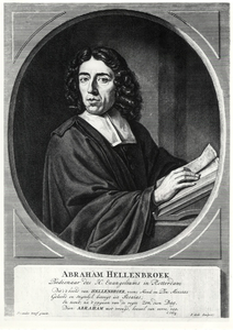 22-9244 Gravure van Abraham Hellenbroek (1658-1731), predikant te Zaltbommel 1694