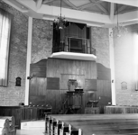 9-506 Hervormde kerk, interieur met orgel en preekstoel