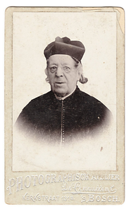 718SAB001103539 Portret Augustinus Henricus Josephus Mulders (1815-1902), tweede pastoor van de parochie Velddriel