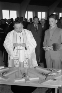 14-2102 Wijding en officiële ingebruikname katholieke landbouwschool en overdracht aan de N.C.B.