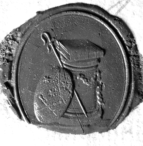 1227 Zegel van: Steick R. Steick, vrediger beym Schweizer Regiment von Gumoëns te 's-Hertogenbosch d.d. 11-3-1790