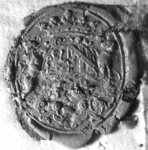 2413 Zegel van: Johan Vyvyan d.d. 20 april 1732 schepen van Zaltbommel