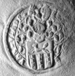 2338 Zegel van: Dr. Henrick van Fladeracken d.d. 29 maart 1642 schepen van Zaltbommel