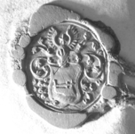 2408 Zegel van: Peter de Roock d.d. 5 sept. 1763 te Hedel