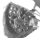 2339 Zegel van: Johan Leselius d.d. 11 aug. 1714 scholtus en secretaris van Heerewaarden