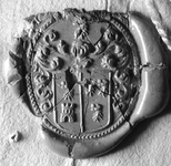 2133 Zegel van: (waarsch.) du Castel Sara Domus, die d.d. 11/12 aug. 1724 testeert, verklaart (
) door een vertrouwt ...