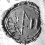 1823 Zegel van: Willem Hak d.d. 18 aug. 1770 leenman van het huis .....