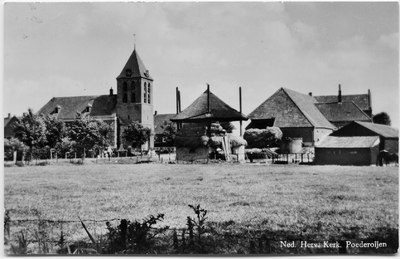 18-10040 Hervormde kerk met boerderij