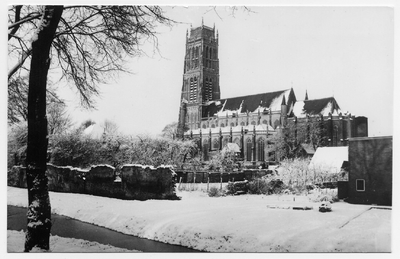 22-10638 Zicht op Sint Maartenskerk vanaf stadswal